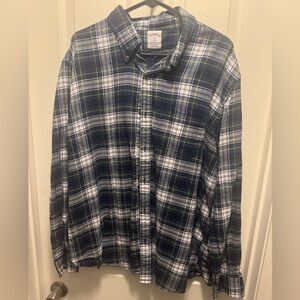 Mens Brooks Brothers Button Down Plaid Shirt XXL